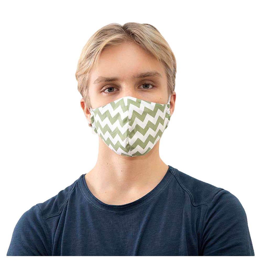 Coochy Coo - Kids & Adult Fabric Mask - Green