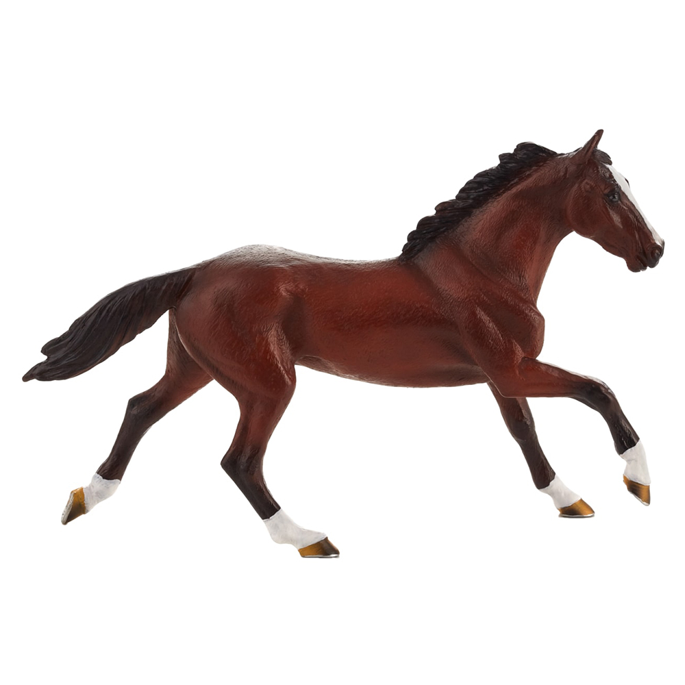Animal Planet - Mojo Thoroughbred Toy Figure - Dark Brown