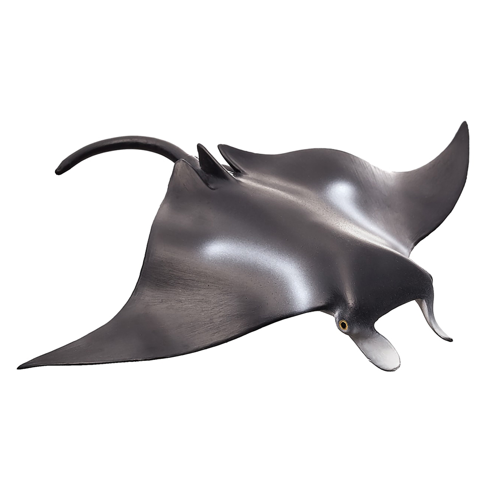 Animal Planet - Mojo Manta Ray Toy Figure - Black