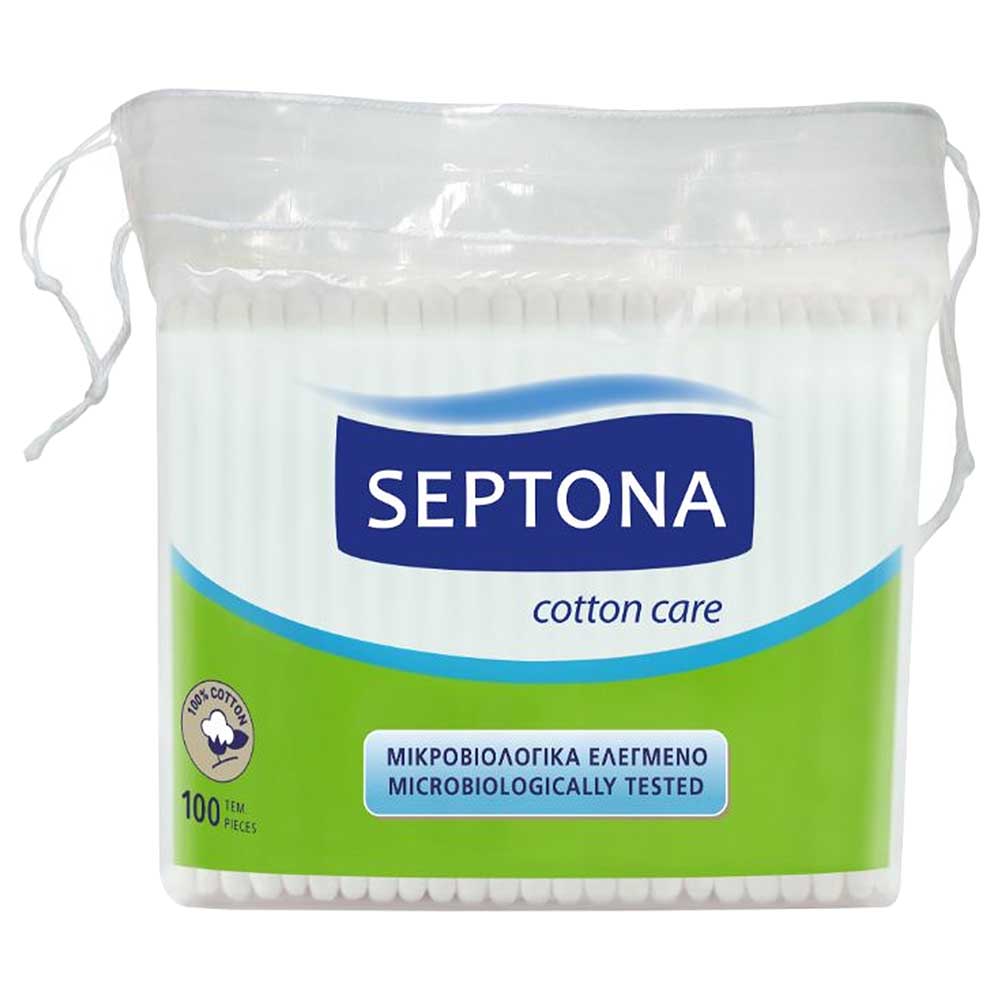 سيبتونا - أعواد قطنية سيبتونا - 100 قطعة