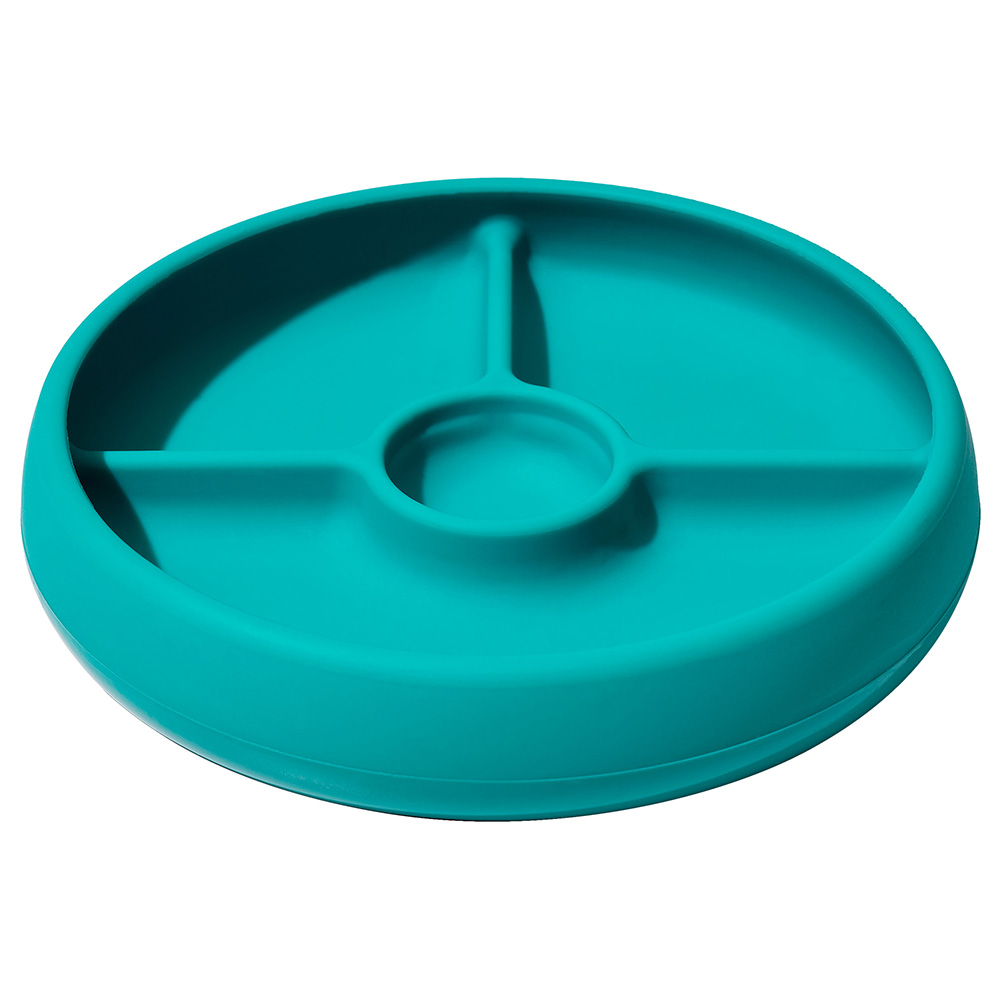 Oxo Tot Silicone Divided Plate - Teal