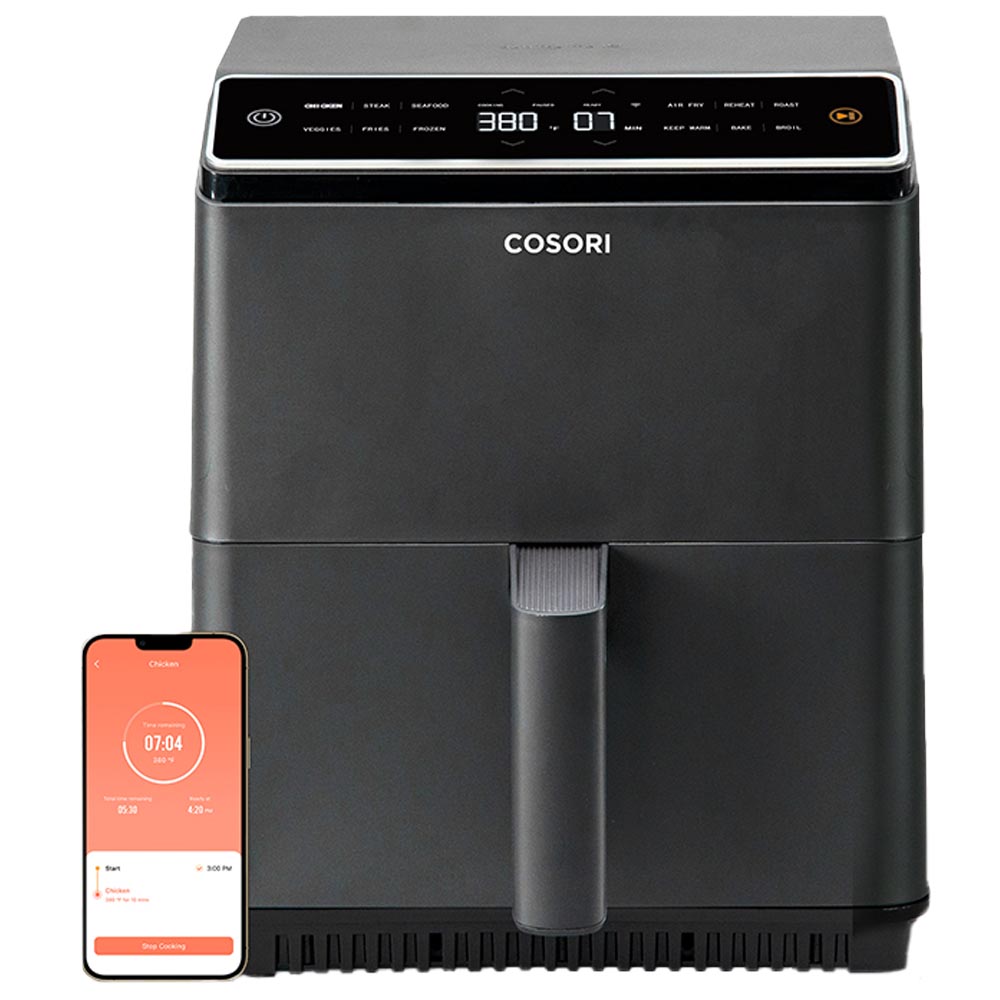 Cosori Dual Blaze Large Smart Air Fryer CAF-P583S 6.4L - Grey