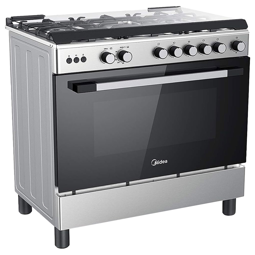 Midea Stainless Steel Freestanding Cooker - 90X60cm