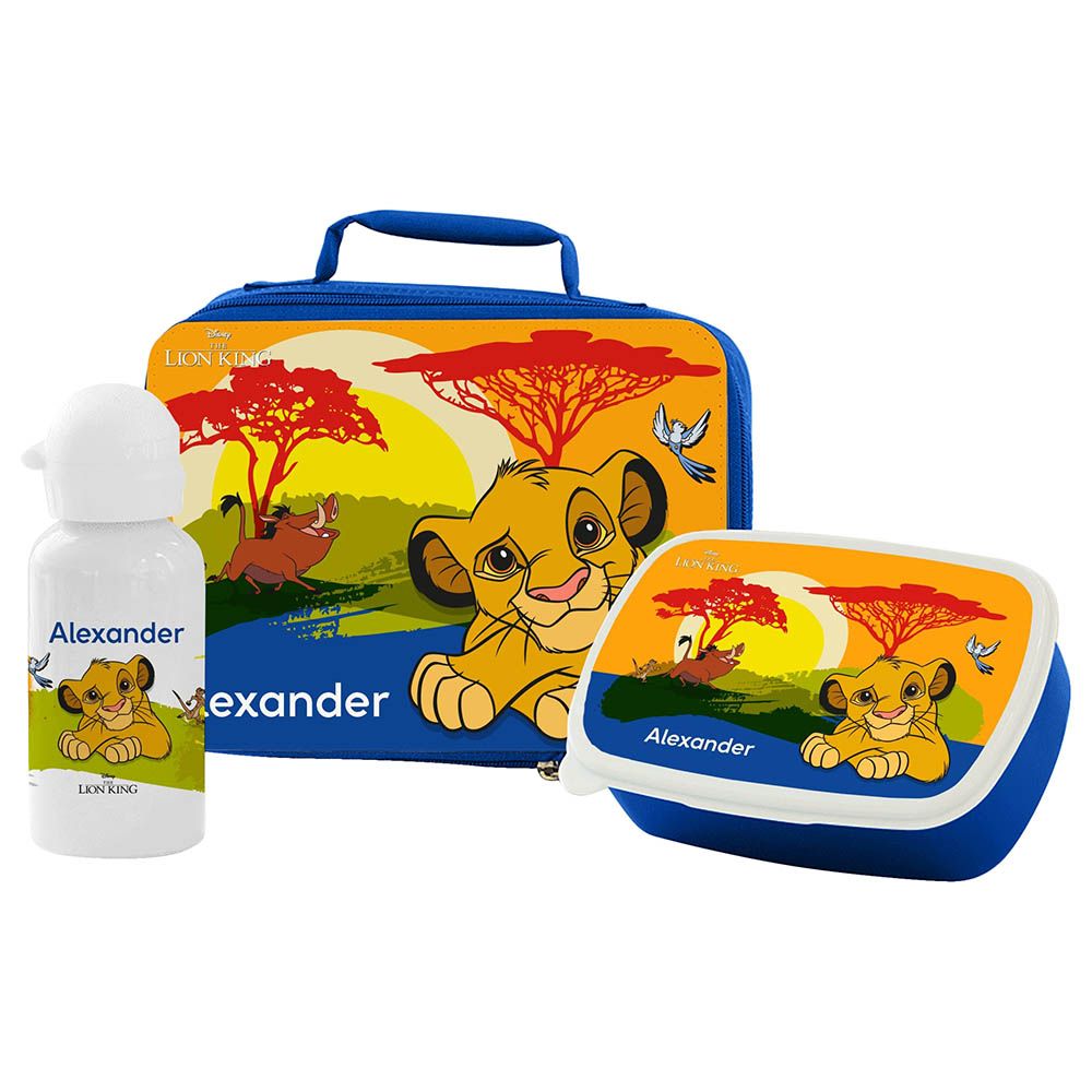 Lion King Lunch Box With Thermos Buy Essmak Disney Lion King