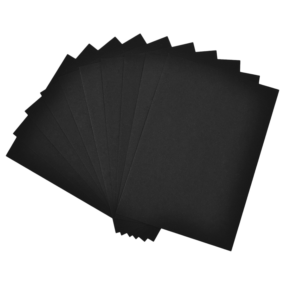 كرييتفتي إنترناشونال - ورق أسود A3 سمك 230 ميكرون - أسود