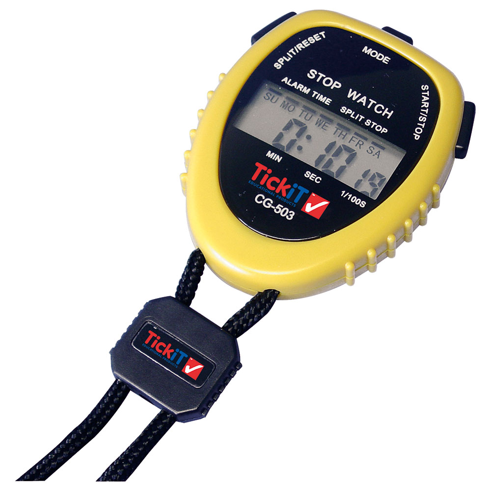 Commotion Distribution - Digital Stopwatch - Black