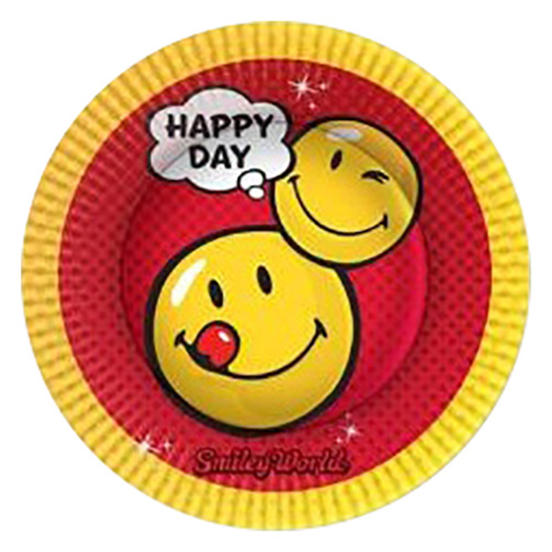 Paper Plates 7" - Smiley