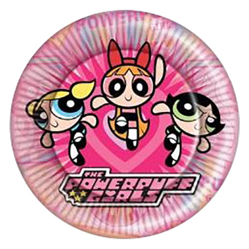 Paper Plates 9" - Power Puff Girls