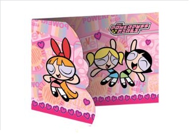 Invitation Card with envelop - Power Puff Girls
