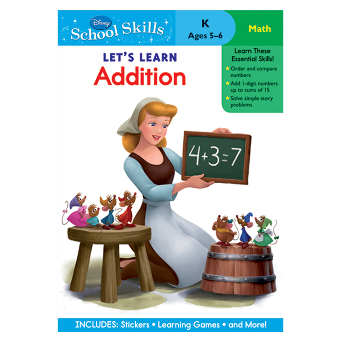 كتاب Disney- lets Learn Addition No 1 منشورات فيرست كيد