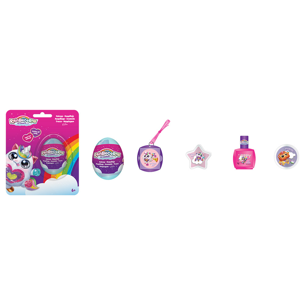 زورو - مجموعة مفاجأة بيضة التجميل صغيرة - راينبوكورنز