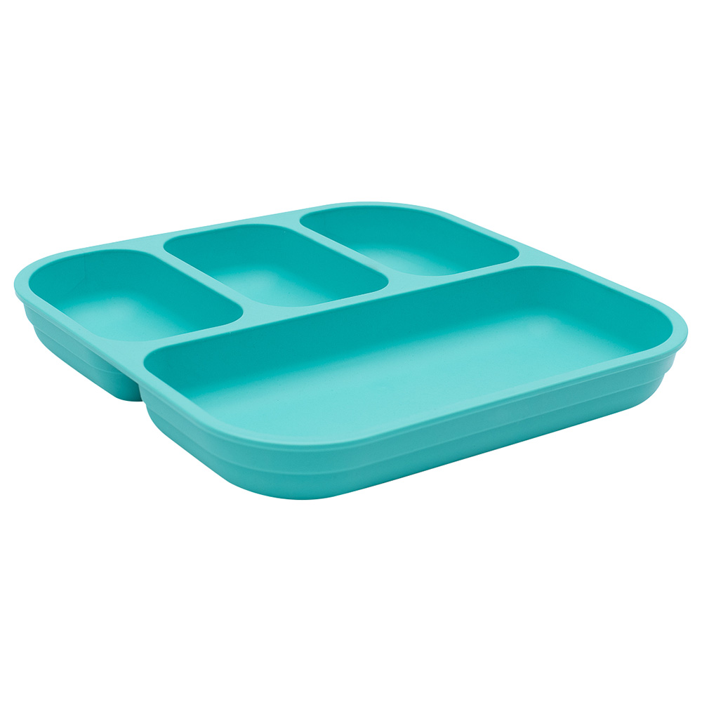 Bobo & Boo Plant-Based Bento-Style Divided Plates - Green