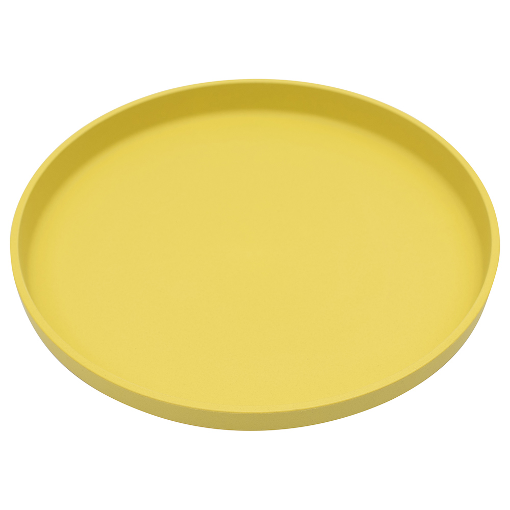 Bobo & Boo Plant-Based Individual Plates - Yellow - 20cm
