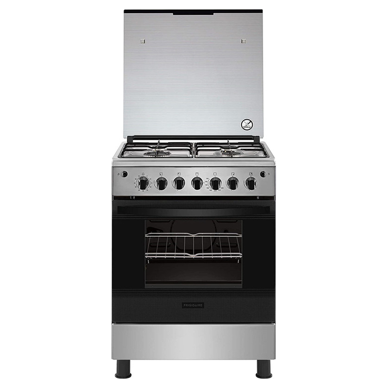 Frigidaire 4 Gas Burners Free Standing Gas Cooker - Silver