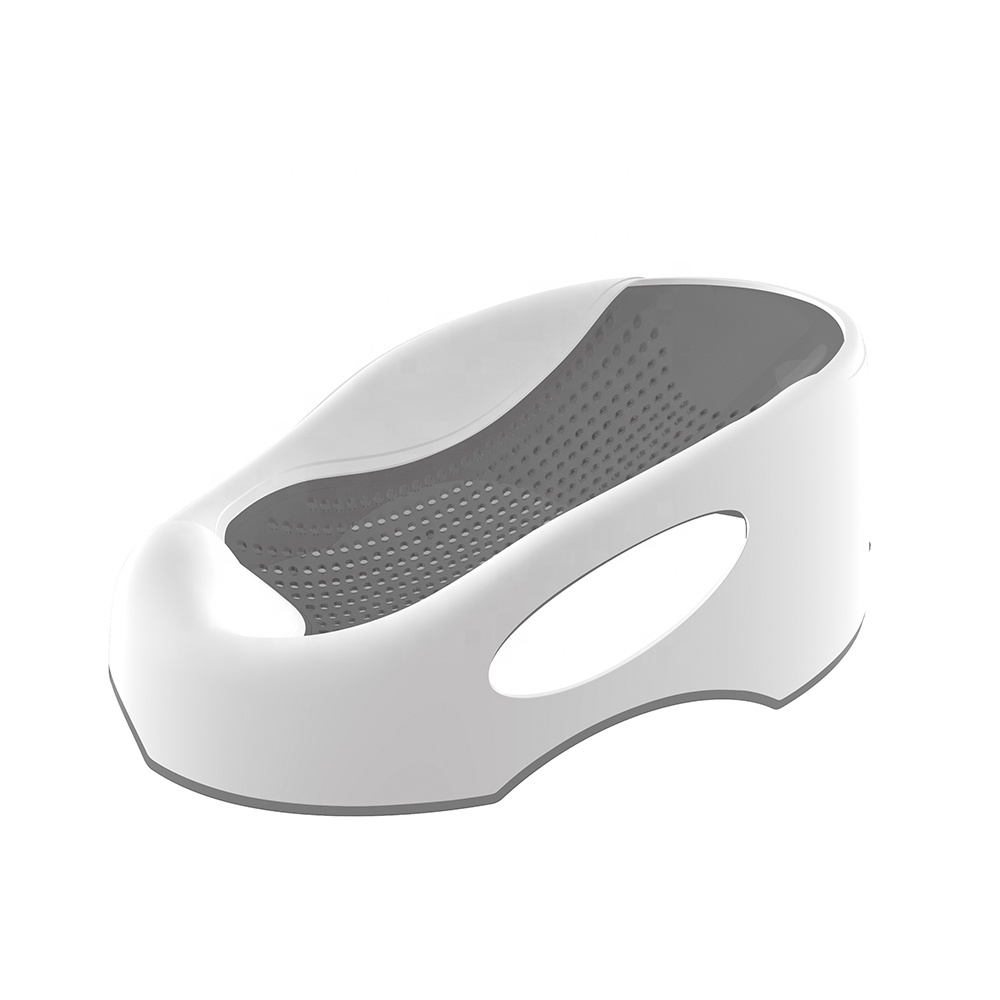 Little Angel Baby Bath Seat Booster For Newborn For 3 - 6 Month - Grey