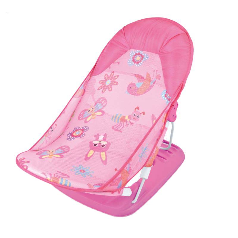 Little Angel - Baby Bath Seat Support Chair Anti Slip - Pink