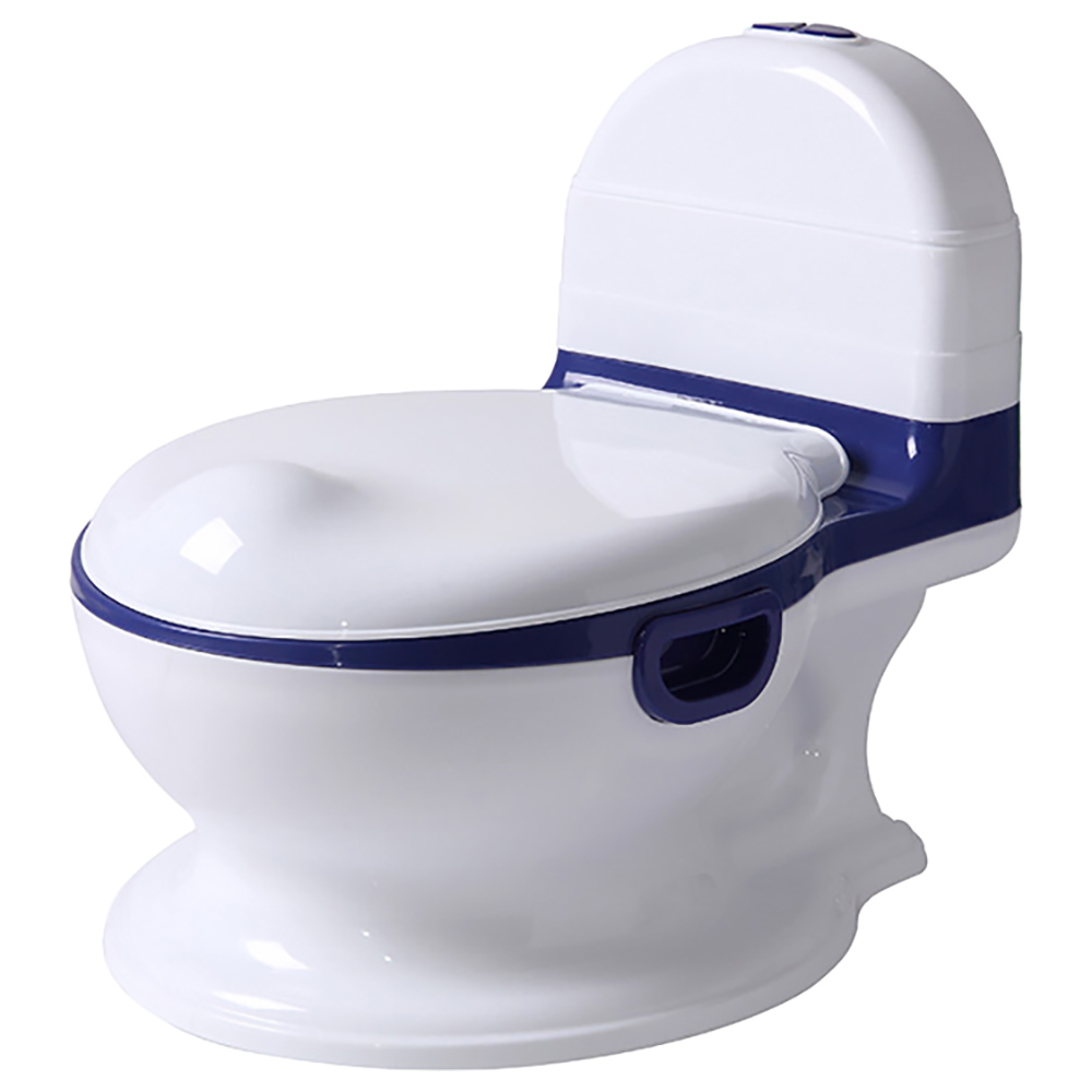 Little Angel Baby Potty Training Toilet Seat With Tissue Holder - Blue