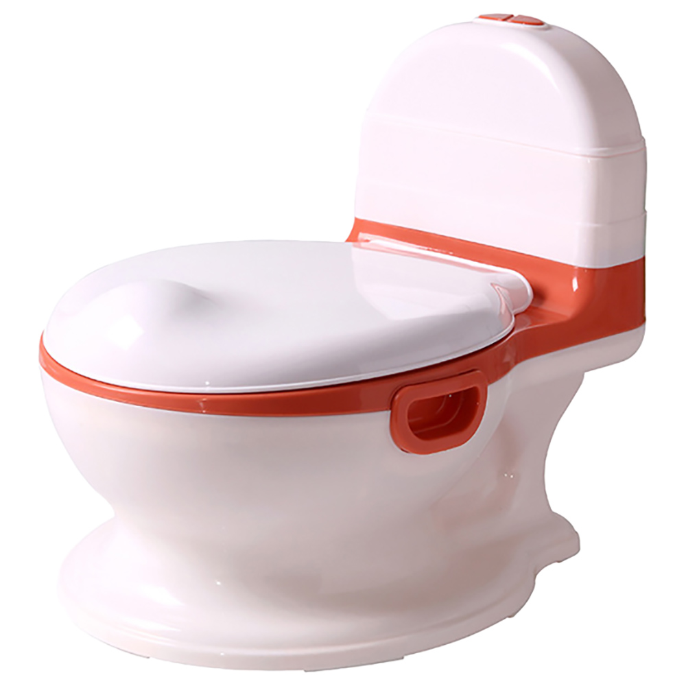 Little Angel Baby Potty Training Toilet Seat With Tissue Holder - Red
