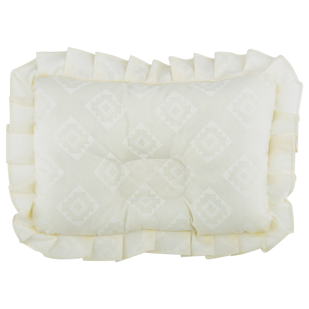 Night Angel - Baby Pillow - Newborn Flat Head & Neck Support - Cream