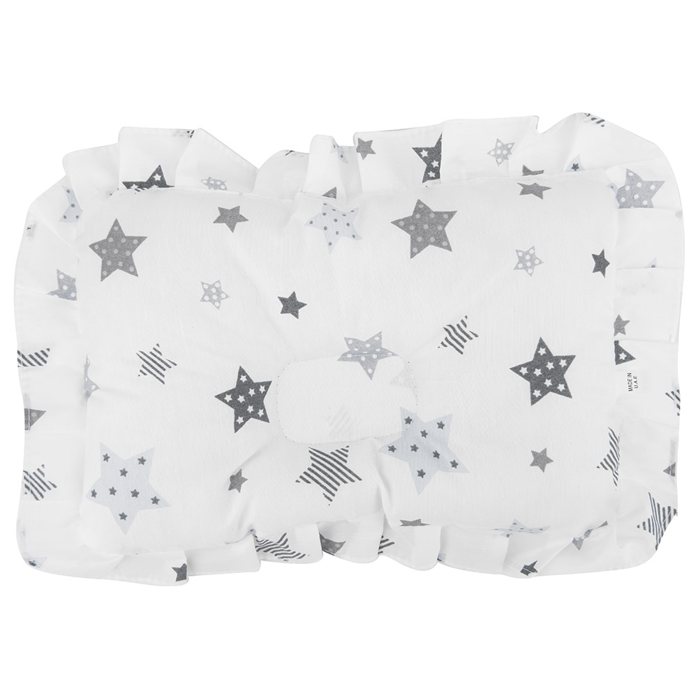 Night Angel - Baby Pillow - Newborn Flat Head & Neck Support - White