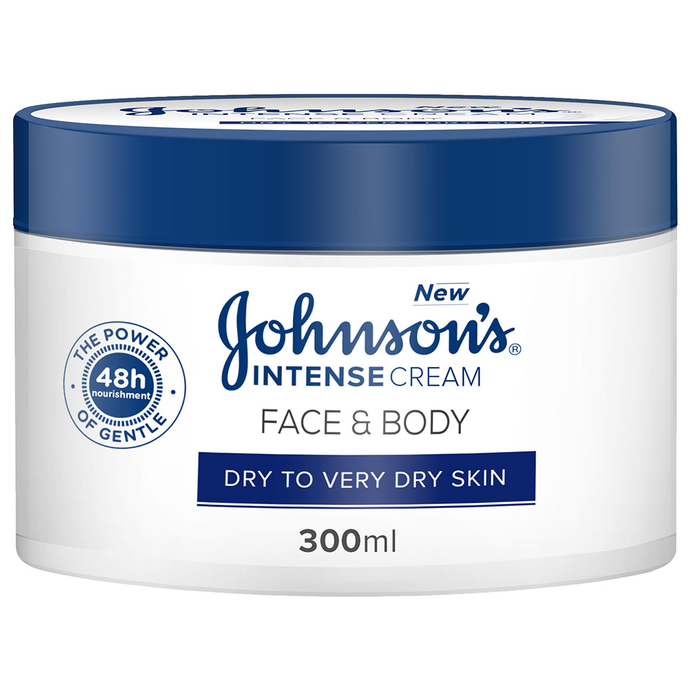 Johnson & Johnson - Intense Face & Body Cream - 300ml