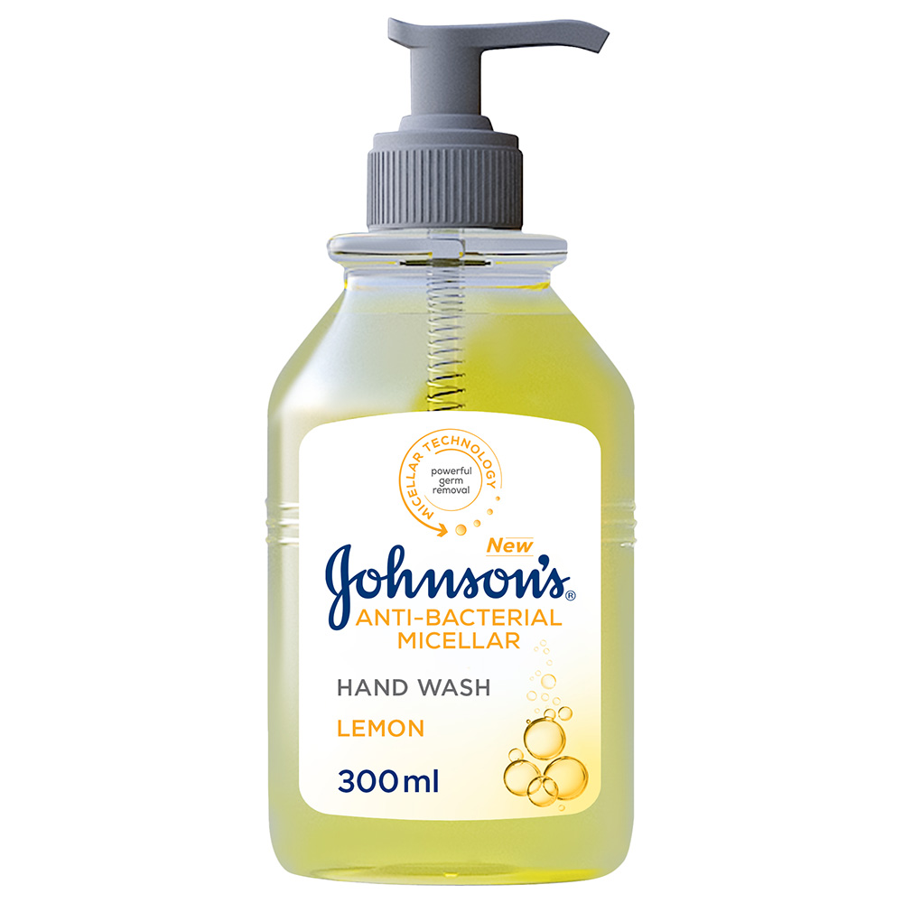 Johnson & Johnson - Anti-Bacterial Micellar Handwash - 300ml - Lemon