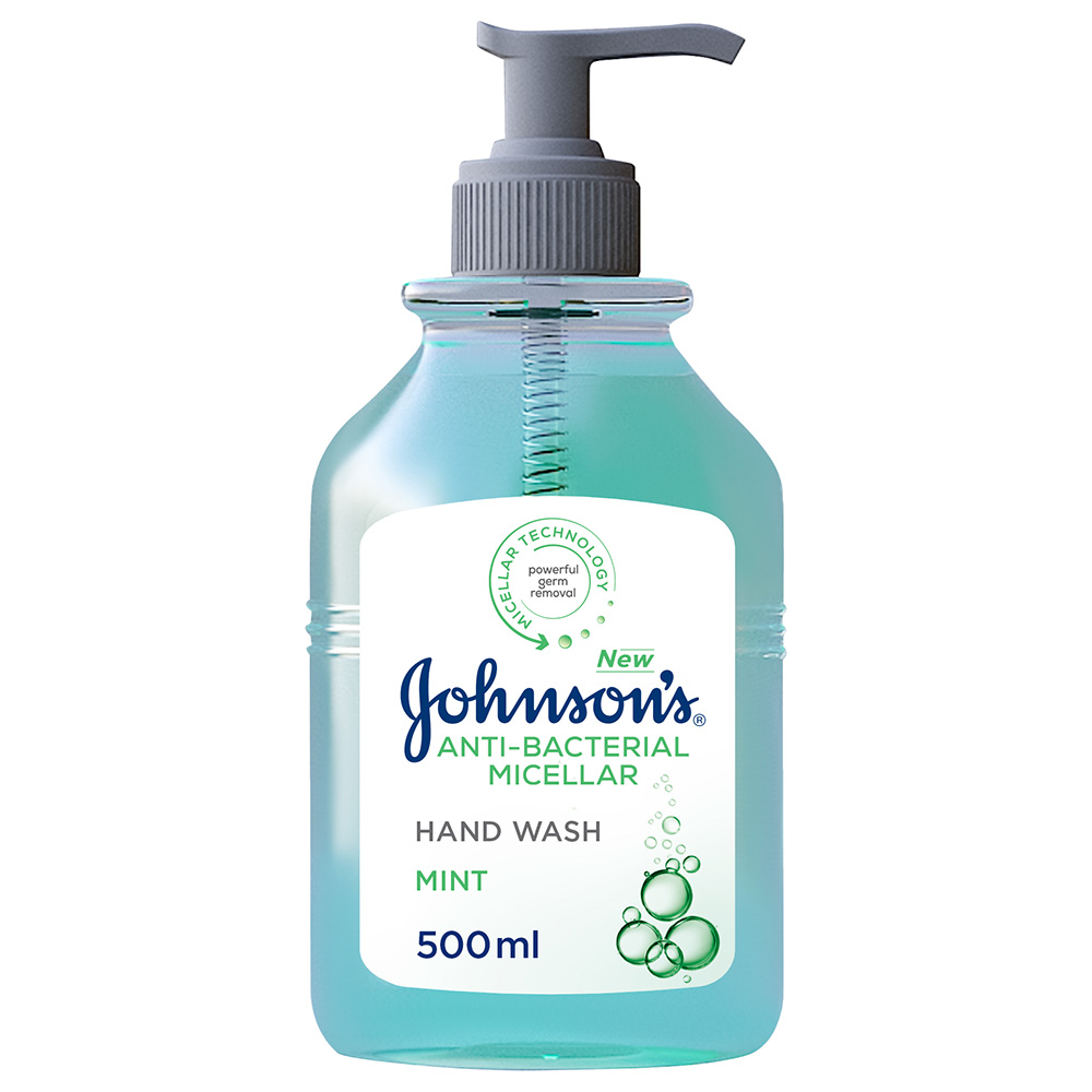 Johnson & Johnson - Anti-Bacterial Micellar Handwash - 500ml - Mint