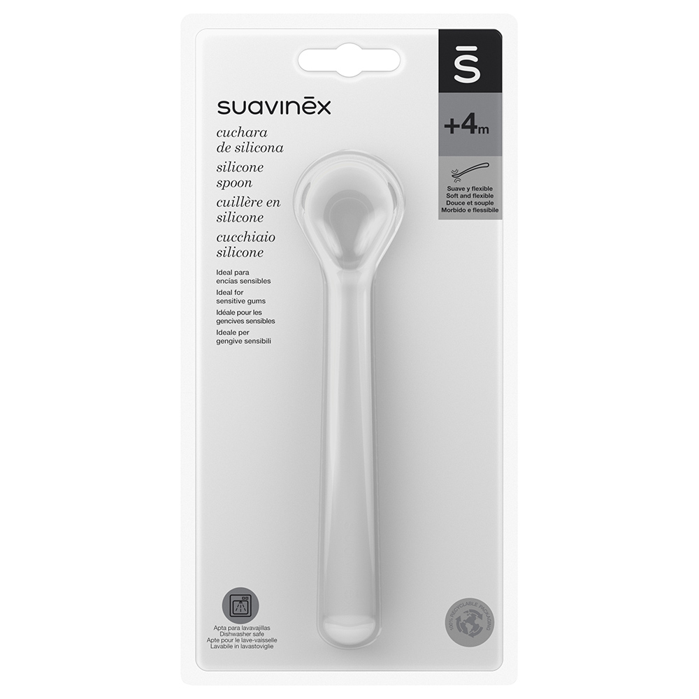 Suavinex Hygge Silicone Spoon - Grey