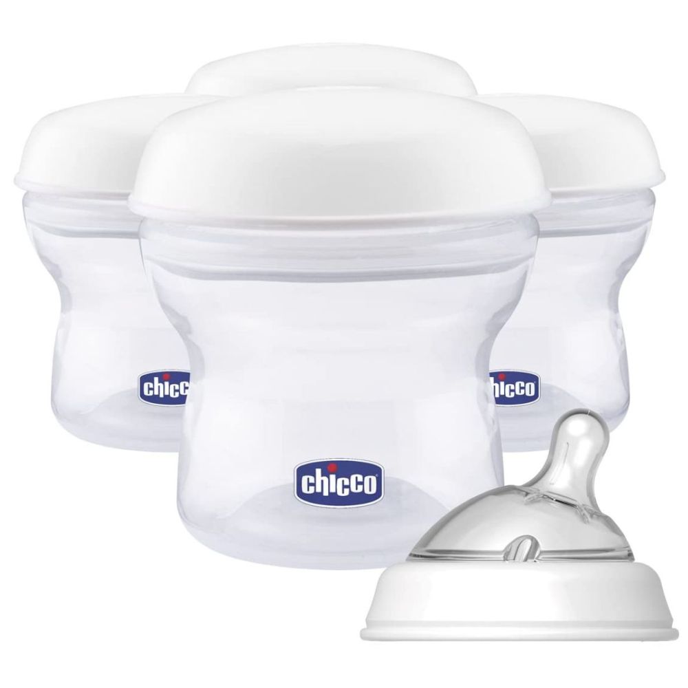 Chicco - Natural Feeling Milk Containers Set of 4