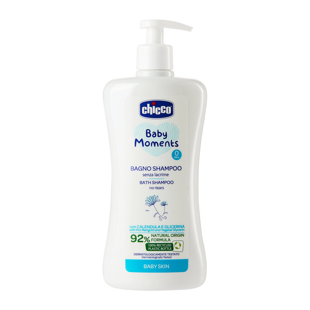 Chicco - Baby Moments No-Tears Bath Shampoo - 500ml