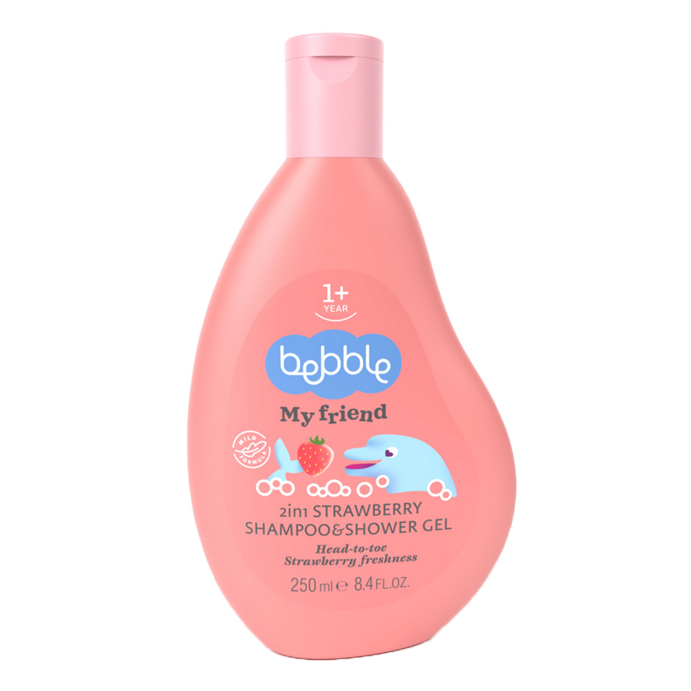 Bebble - 2In1 Strawberry Shampoo & Shower Gel 250ml