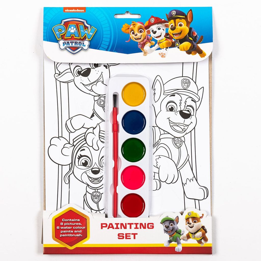Paw Patrol Painting Set For Gift Birthday Activity Fun
