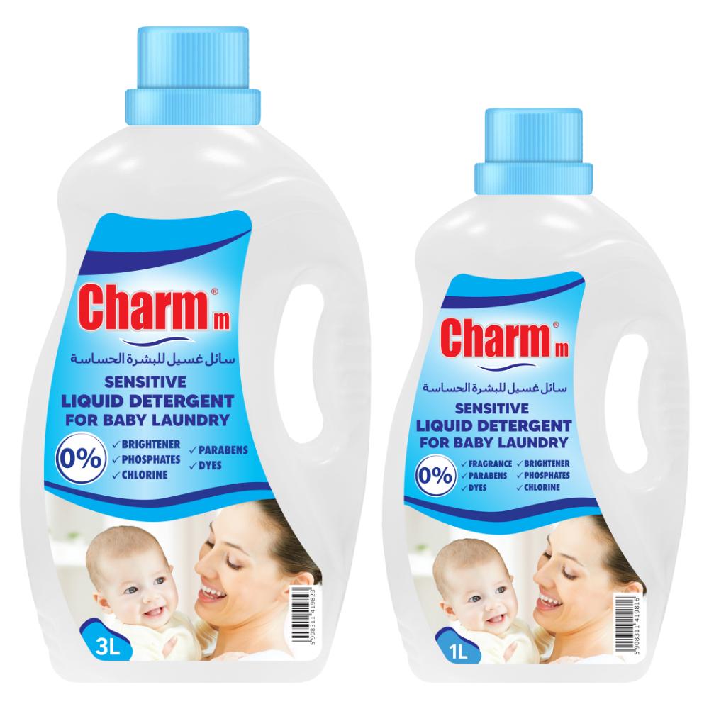 Charmm Sensitive Laundry Liquid For Babies Laundry 3+1L