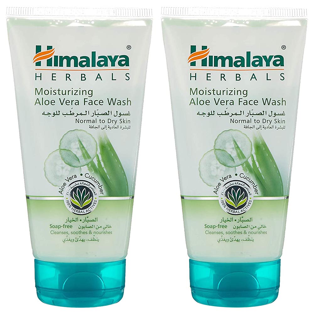 Himalaya - Face Wash Moisturizing Aloe Vera 2 x 150ml