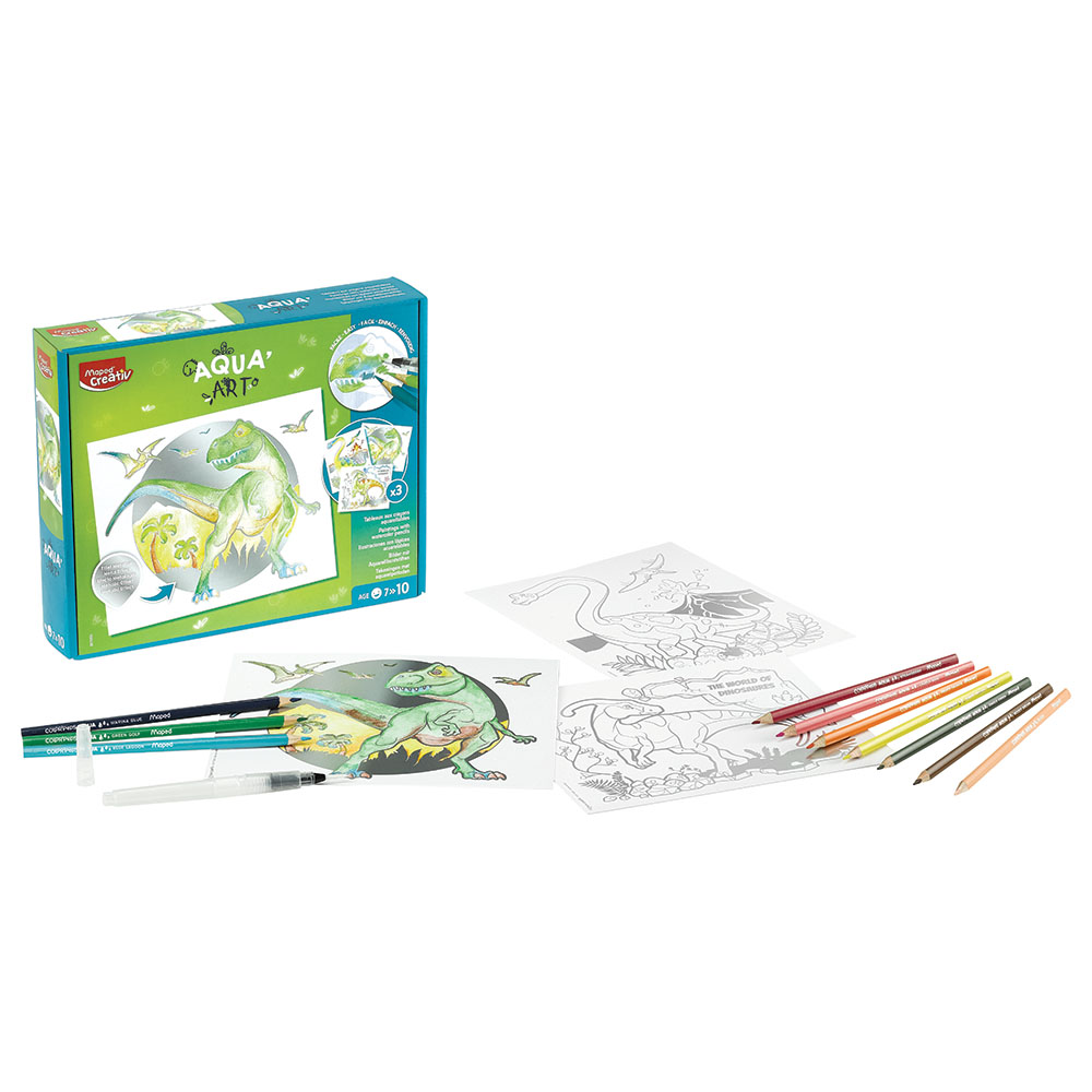 Maped - Creativ Aqua Art Kit - Dinosaurs