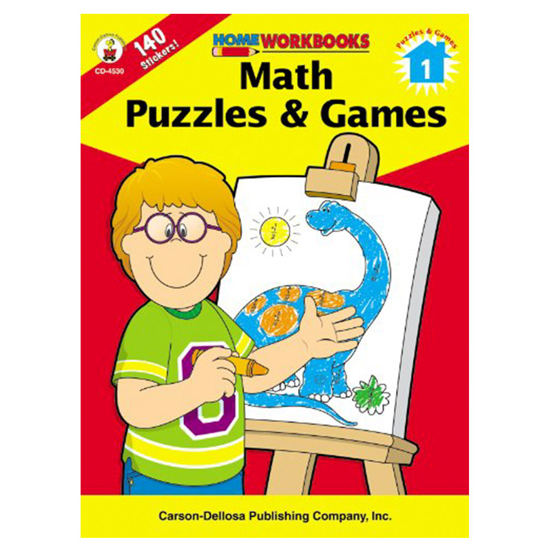 كتاب Math Puzzles Games - KG1