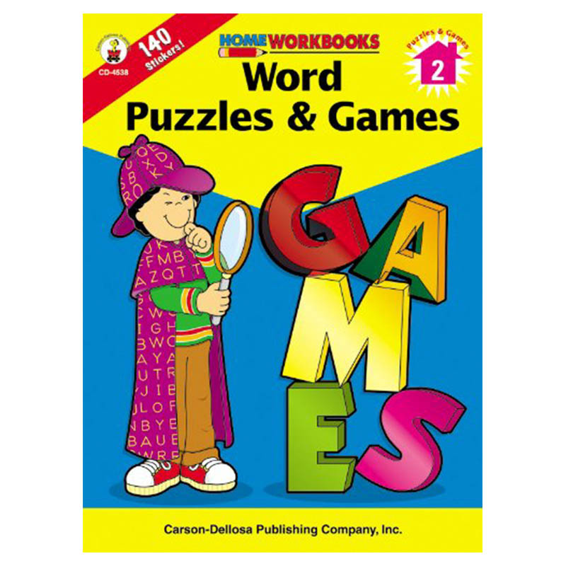 كتاب Word Puzzles Games - الصف 2