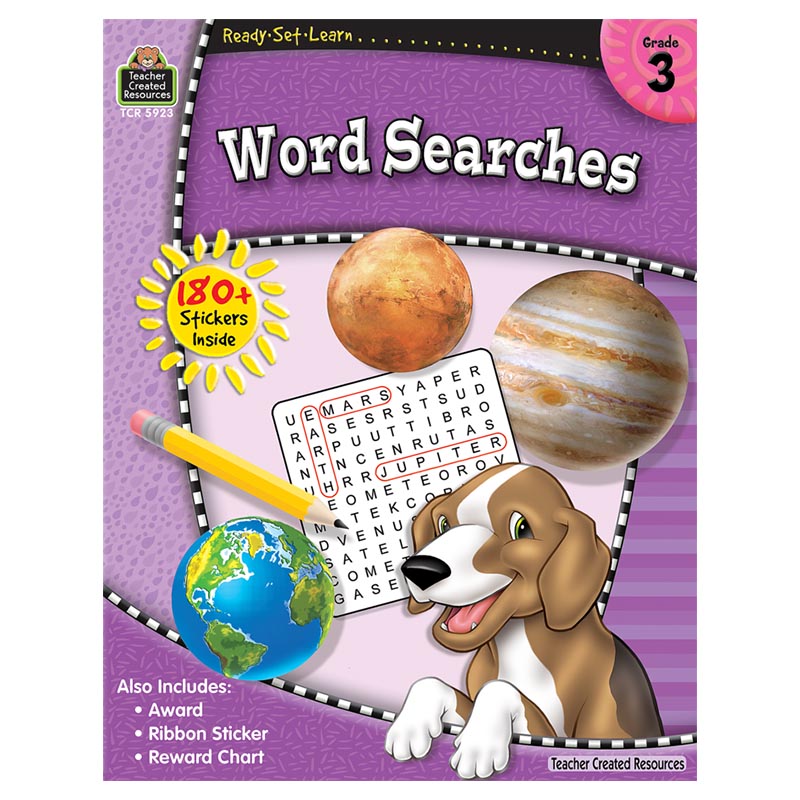 Ready Set Learn : Word Searches Grade 3