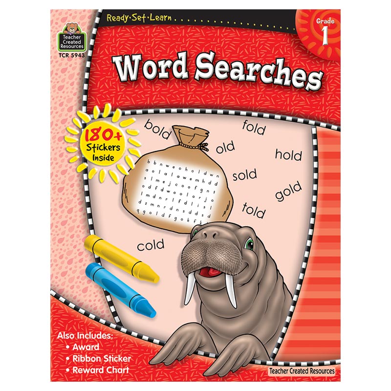 Ready Set Learn : Word Searches Grade 1