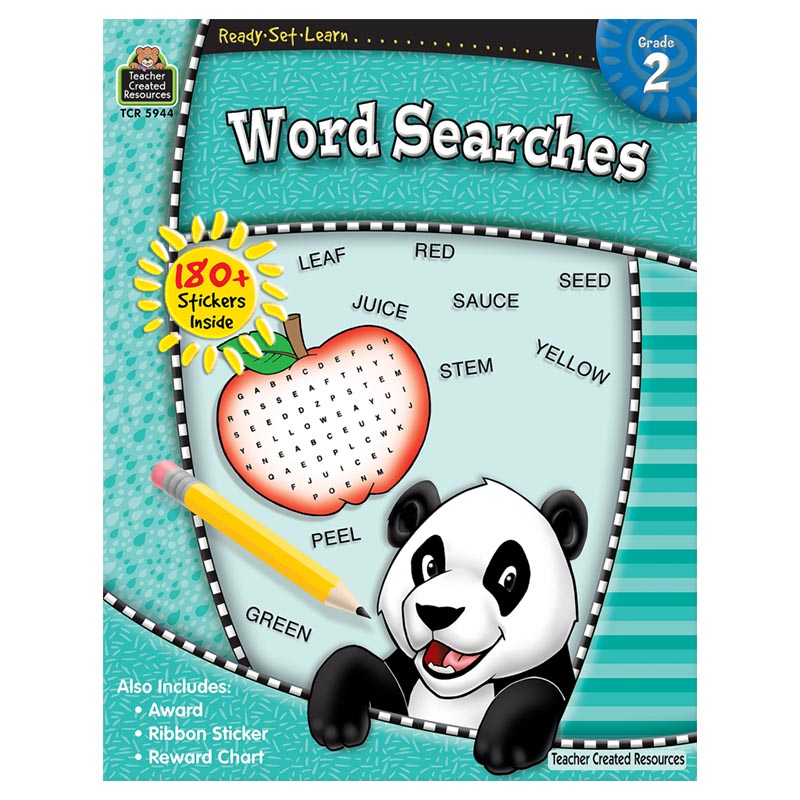 Ready Set Learn : Word Searches Grade 2