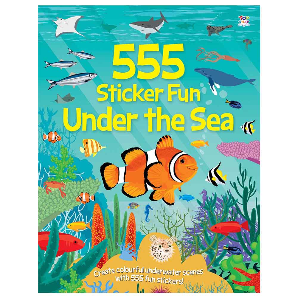 كتاب 555 Sticker Fun Under The Sea