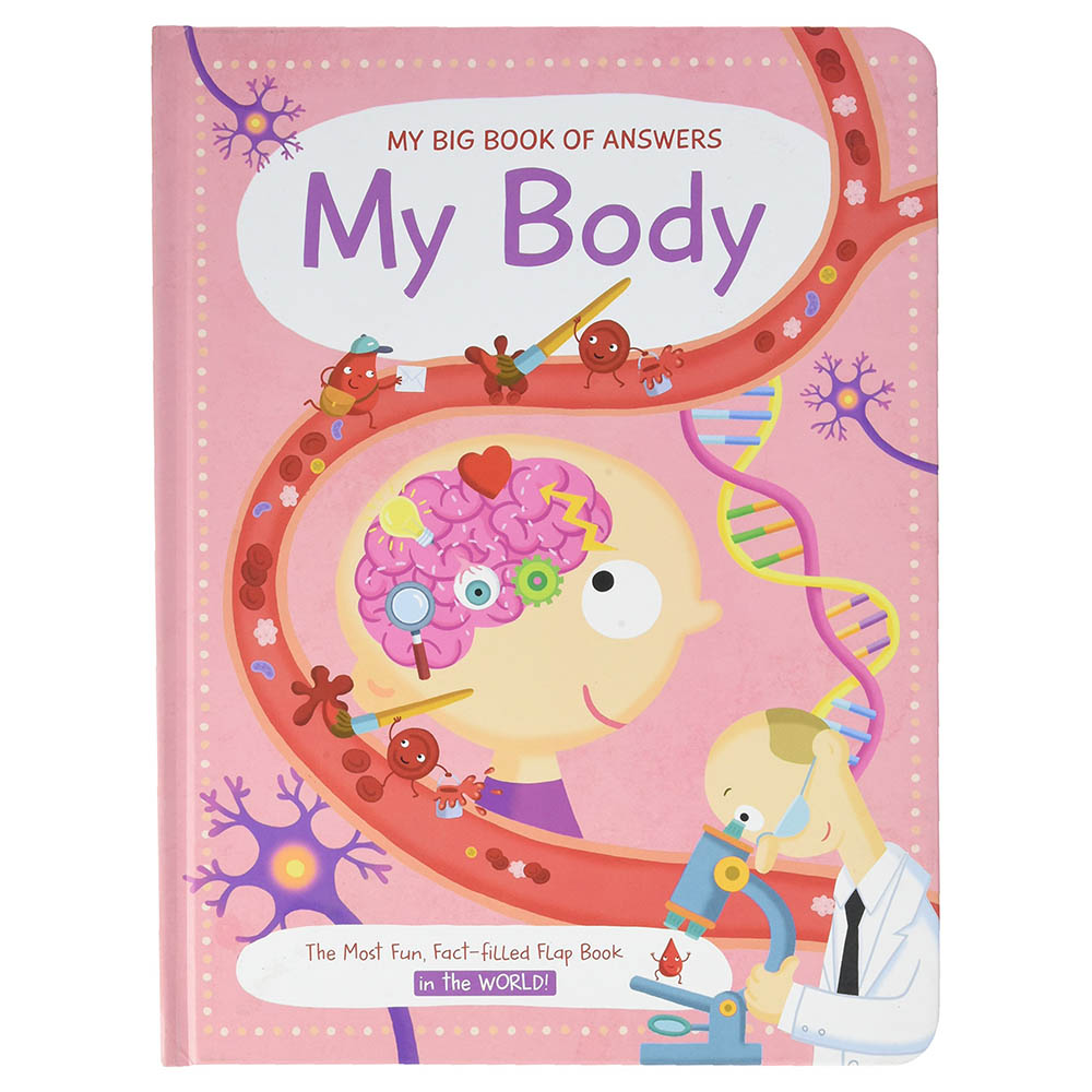 كتاب بطيات قابلة للفتح My Big Book Of Answers - My Body Fact