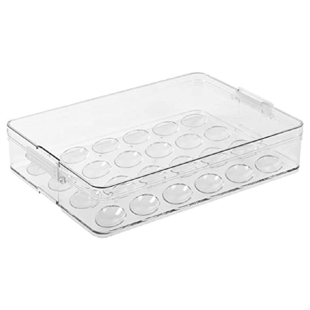 Homesmiths - Stackable Egg Holder With Lid - 32.7x22.2x6.5cm