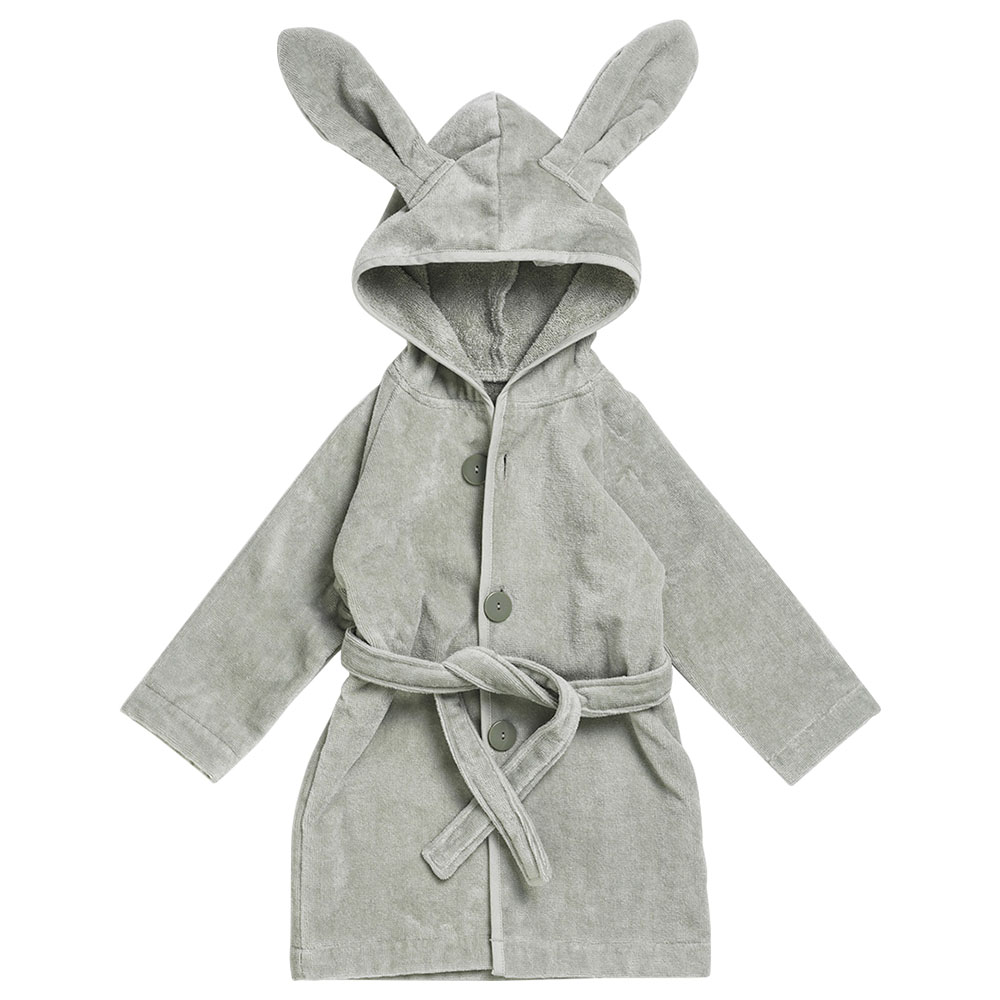 إيلودي ديتيلز - رداء حمام - أخضر معدني