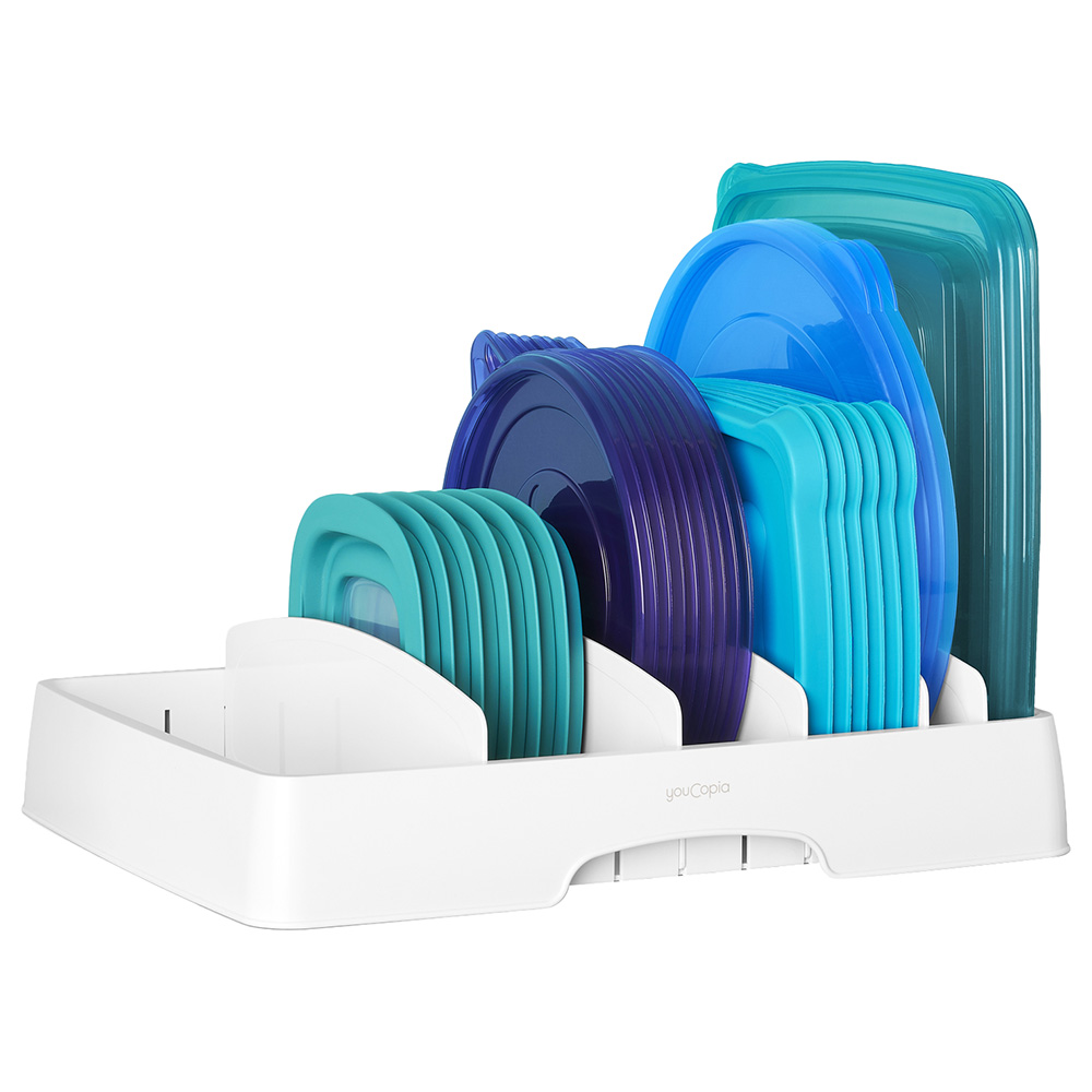 YouCopia - StoraLid Container Lid Organizer Large - White