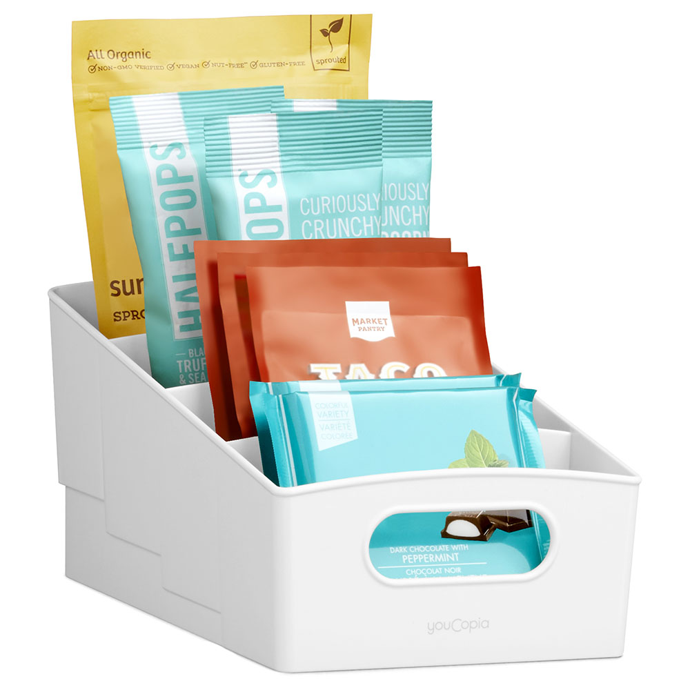Youcopia - ShelfBin 4-Tier Pantry Packet & Snack Organizer