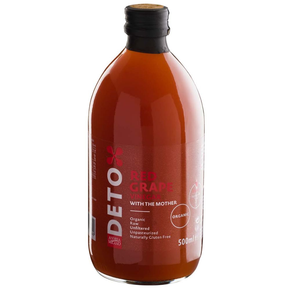 Andrea Milano Deto - Red Grape Vinegar With The Mother 500ml