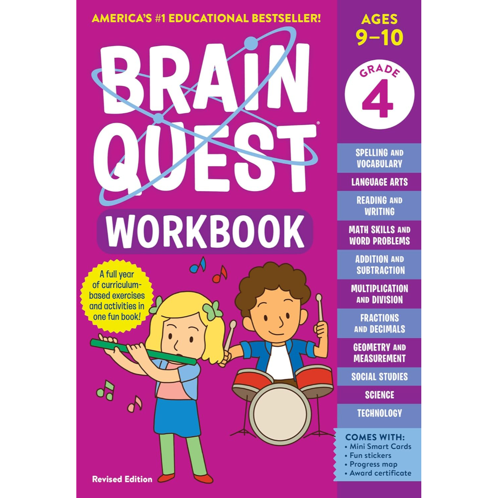Brain Quest Grade 4 Workbook