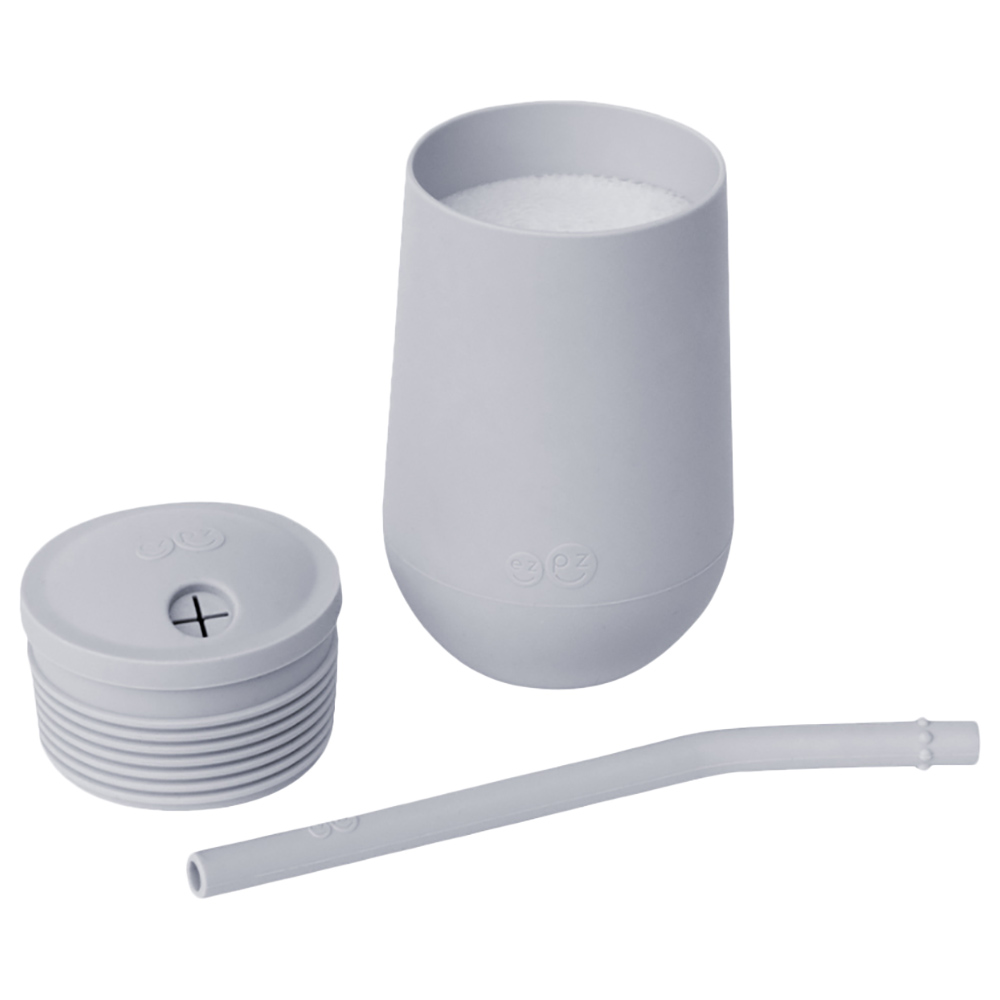 Ezpz - Happy Cup & Straw System - Pewter - 236ml