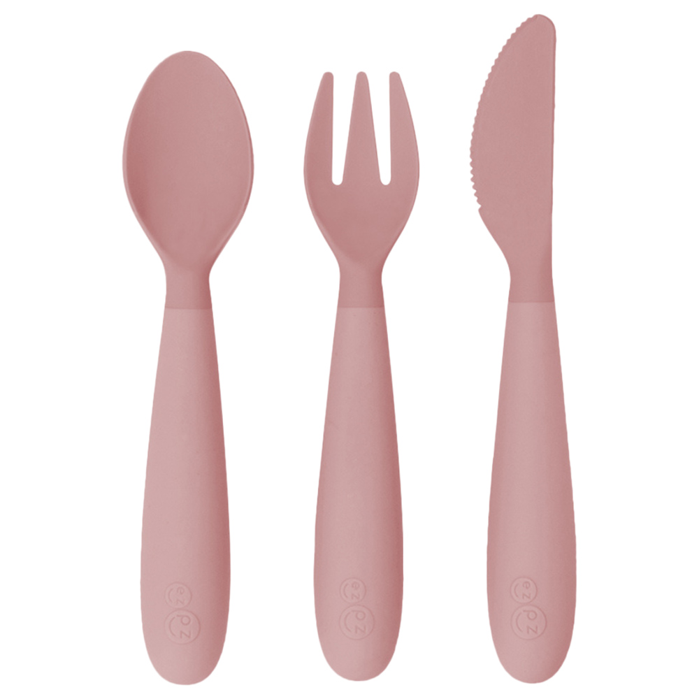 Ezpz Happy Utensils - Blush